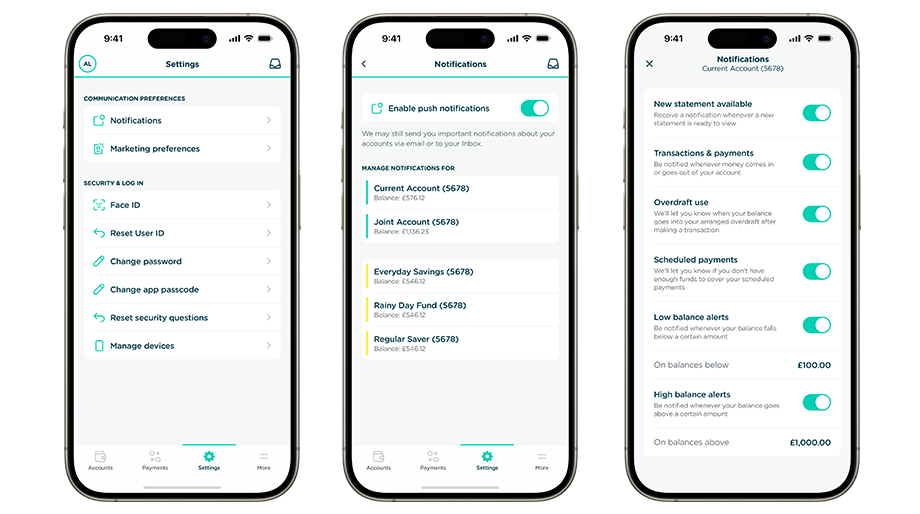 Settings and preferences