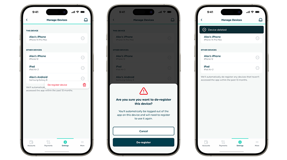 Settings and preferences