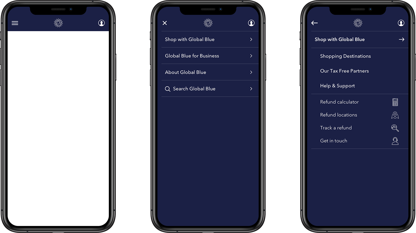 New navigation design on mobile