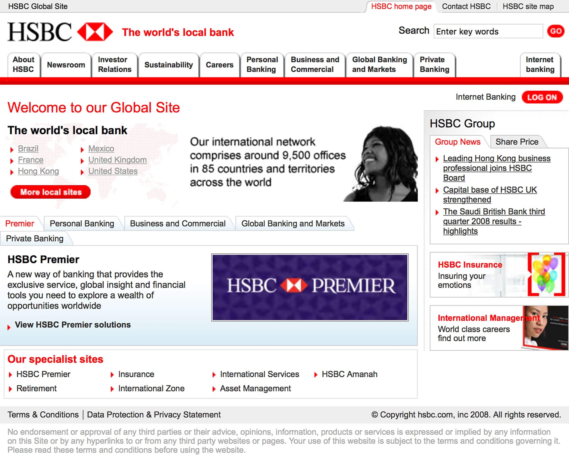 SSE’s old website