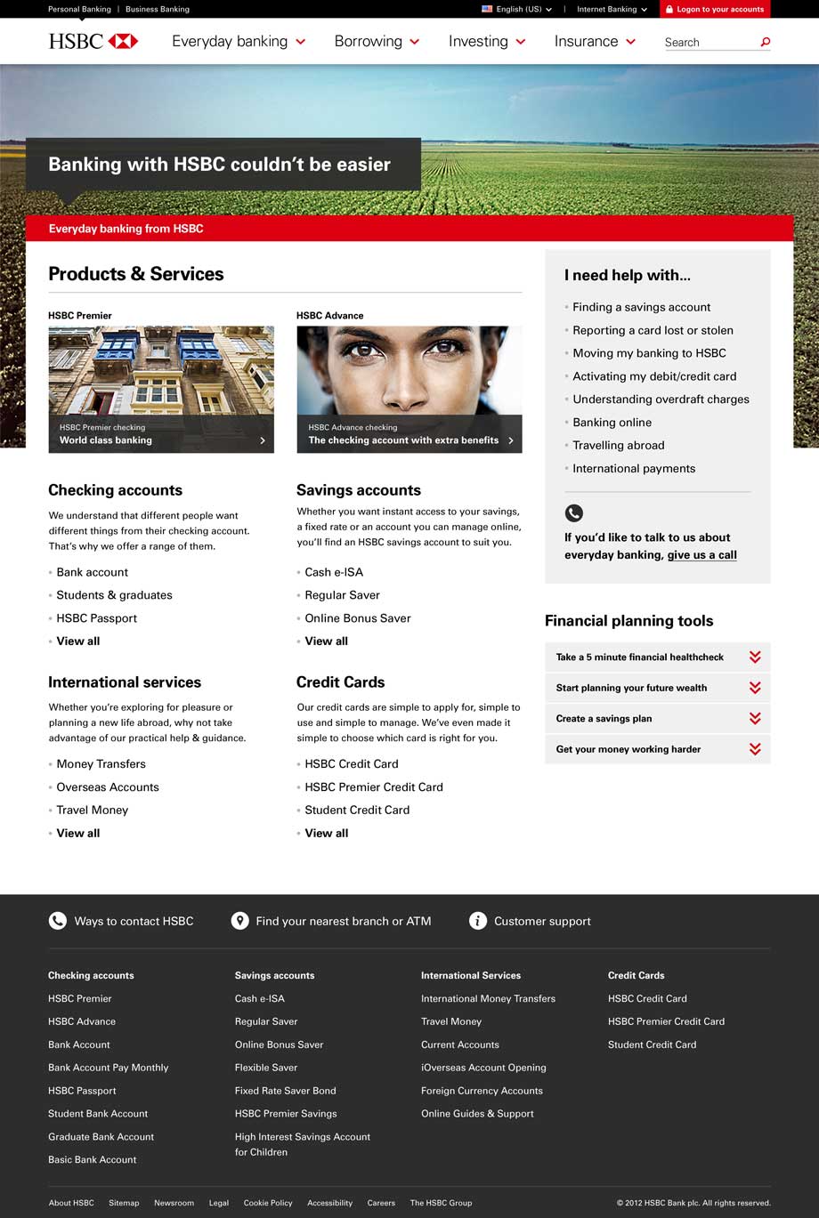 Category page design