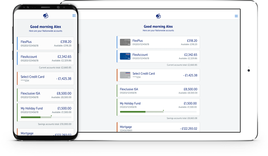 The Account Overview screen
