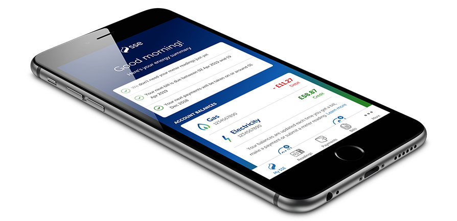 The design for SSE’s first mobile app